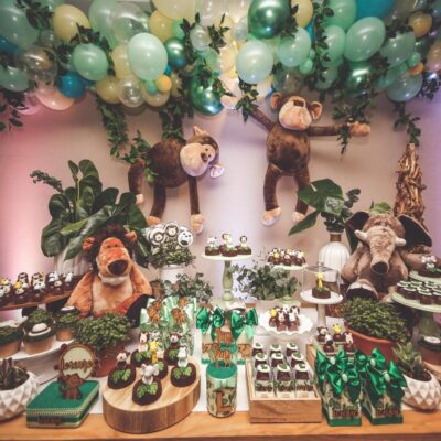o que colocar dentro do cachepot para festa infantil